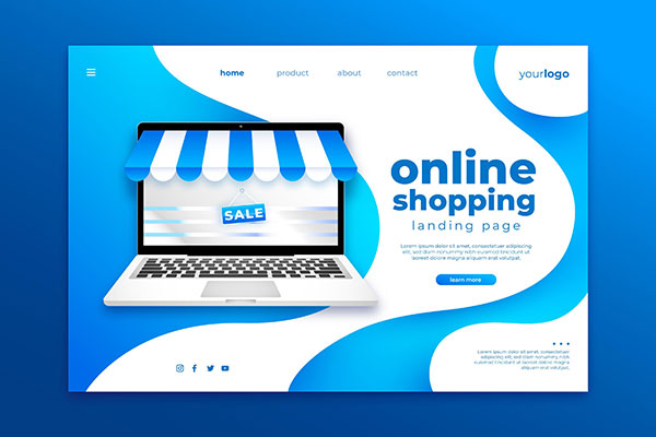 وکتور فروشگاه آنلاین