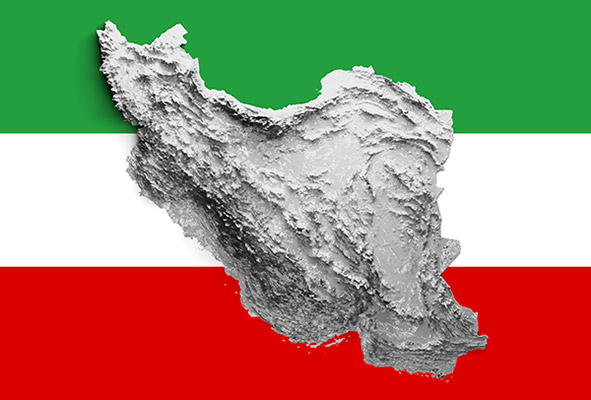 عکس نقشه جغرافیایی ایران