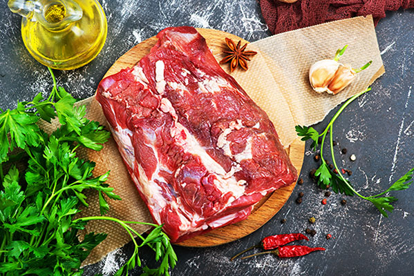 عکس گوشت استیک شده