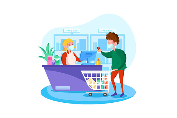 وکتور رعایت بهداشت عمومی