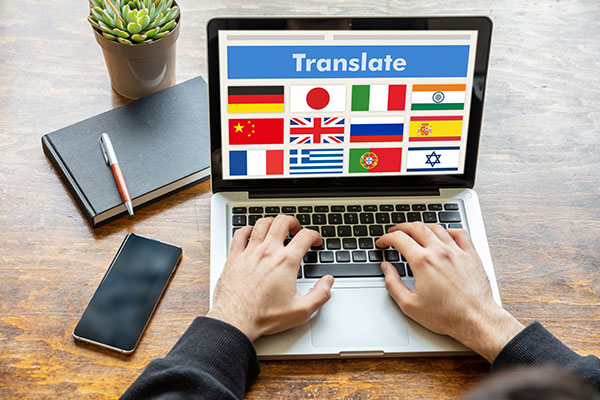 عکس آموزش مجازی زبان
