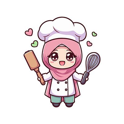 وکتور بانوی با حجاب سرآشپز