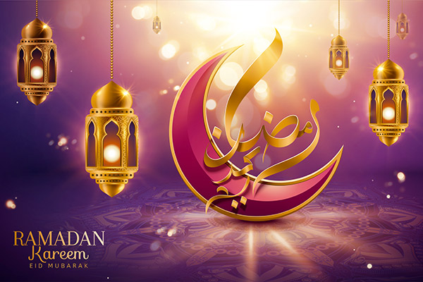 وکتور ماه رمضان