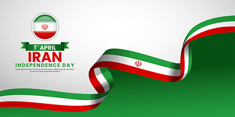 طرح وکتور باکیفیت از پرچم ایران