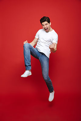 عکس مرد شاد