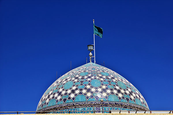 عکس گنبد مسجد امام زاده جعفر یزد
