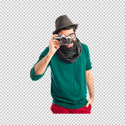 عکس برش خورده دوربری عکاس