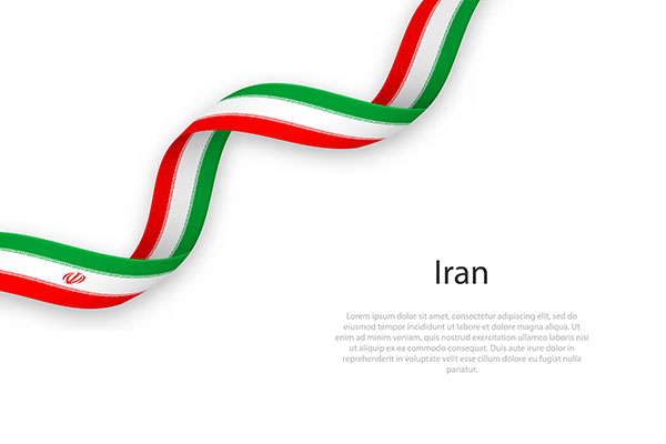 طرح وکتور باکیفیت از پرچم ایران