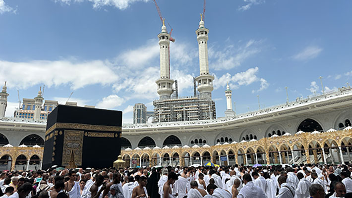 عکس کعبه و حجاج