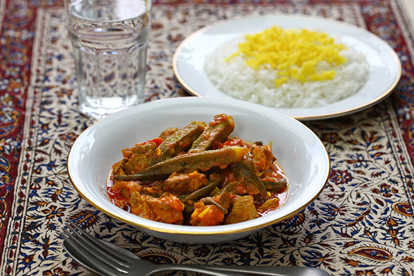 عکس خورشت بامیه