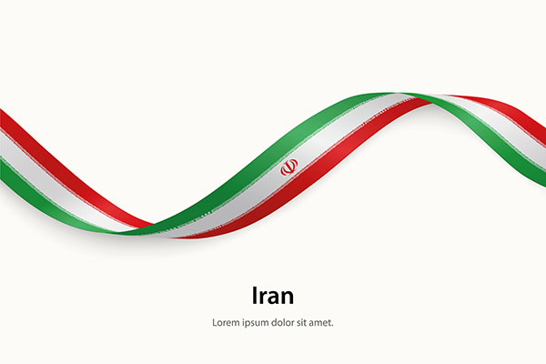 طرح وکتور باکیفیت از پرچم ایران