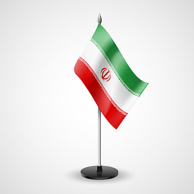 طرح وکتور باکیفیت از پرچم ایران