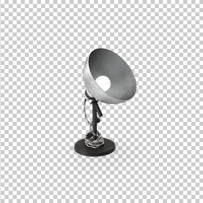 عکس برش خورده سه بعدی چراغ نور صحنه