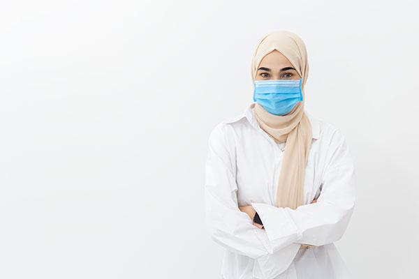 عکس پرستار محجبه