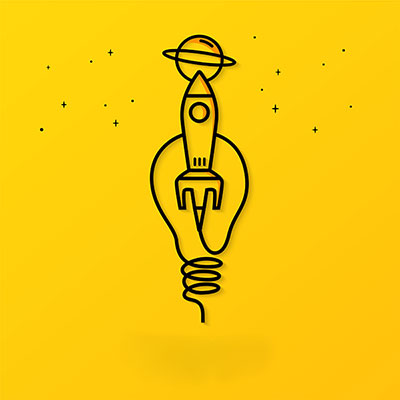 وکتور آیکن ایده و خلاقیت کسب کار