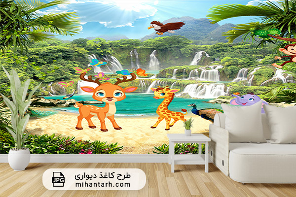 پوستر کاغذ دیواری کودکانه