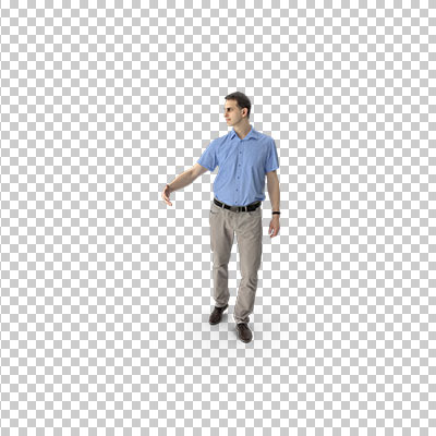 عکس برش خورده سه بعدی پوشاک مردانه