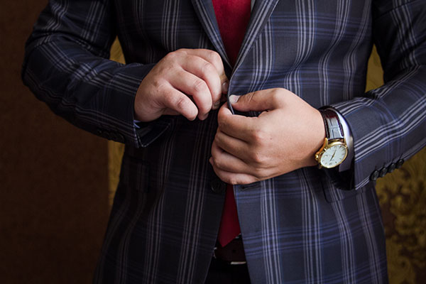 عکس ساعت بند چرم مشکی
