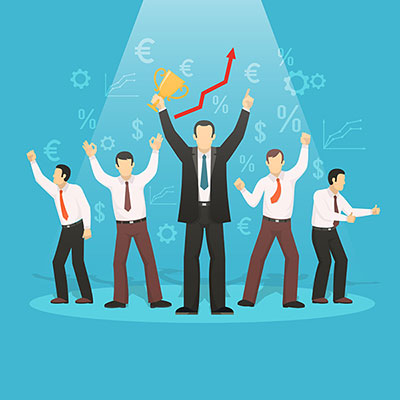 وکتور پیروزی و موفقیت