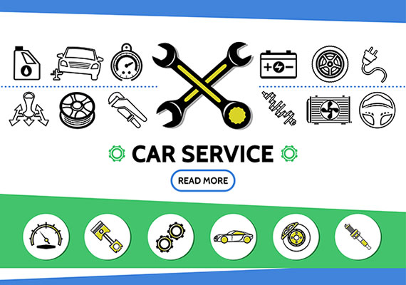 آیکن مکانیکی اتومبیل