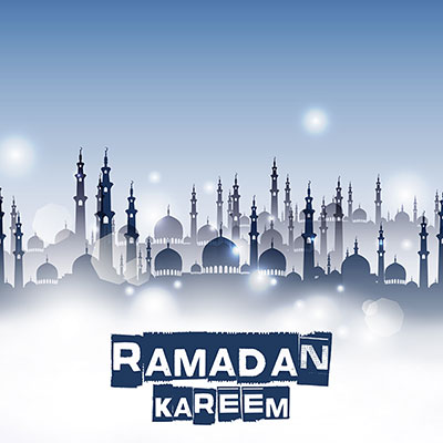 وکتور ماه مهمانی خدا
