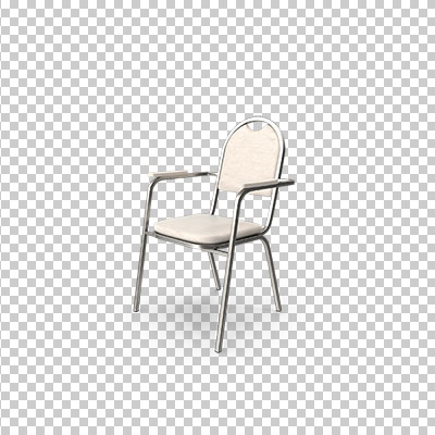 عکس برش خورده سه بعدی صندلی کوچک