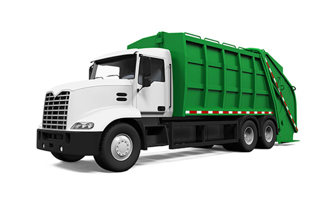 عکس تبلیغاتی ماشین حمل زباله