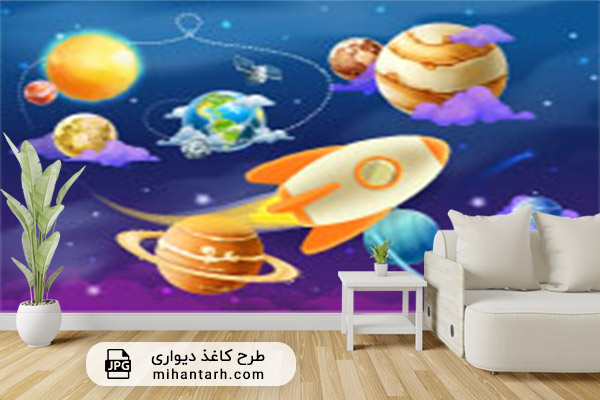 پوستر کاغذ دیواری کودکانه