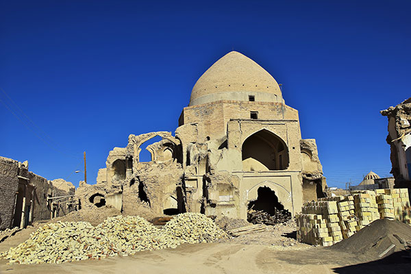 عکس شهر سوخته متروک نایین