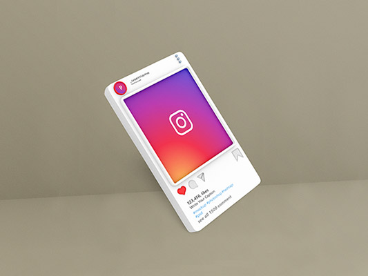 موکاپ اینستاگرام