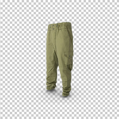 عکس برش خورده سه بعدی شلوار راحتی مردانه