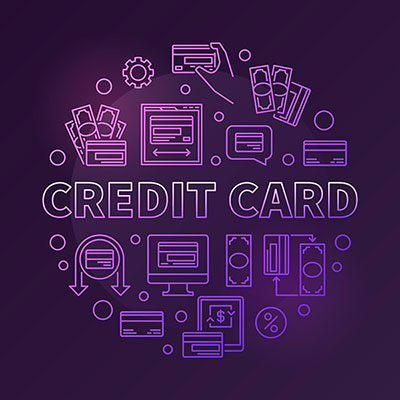 وکتور آیکن کارت اعتباری