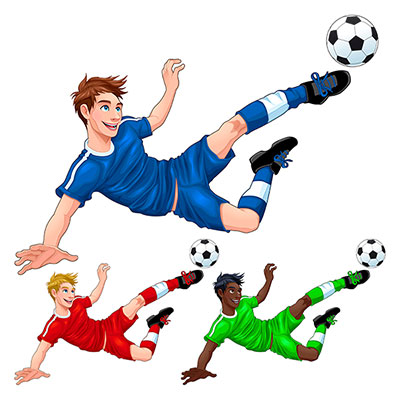 وکتور حرکت فوتبالی