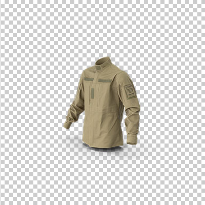 عکس برش خورده سه بعدی پیراهن مردانه