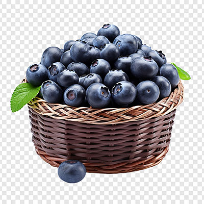 عکس باکیفیت و برش خورده میوه بلوبری