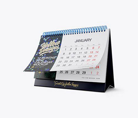 موکاپ تقویم رومیزی