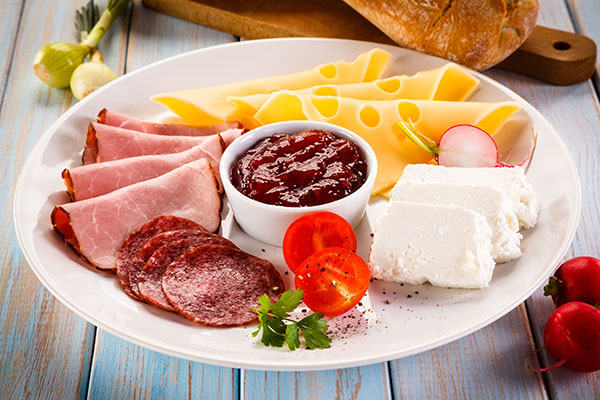 عکس تبلیغاتی غذا صبحانه مفصل