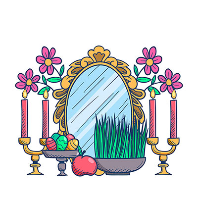 وکتور سفره عید