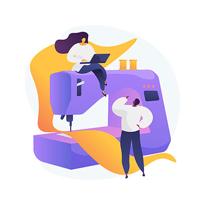 وکتور خیاطی لباس
