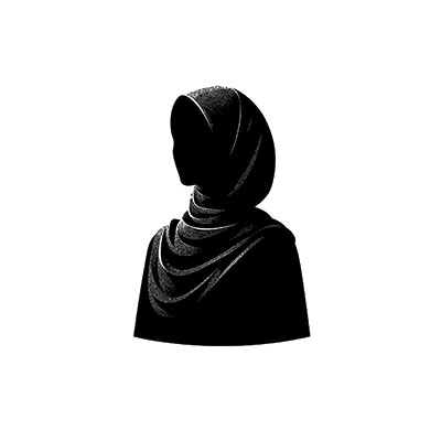 وکتور بانوی با حجاب