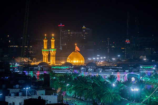 عکس با کیفیت گنبد امام حسین (ع) کربلا