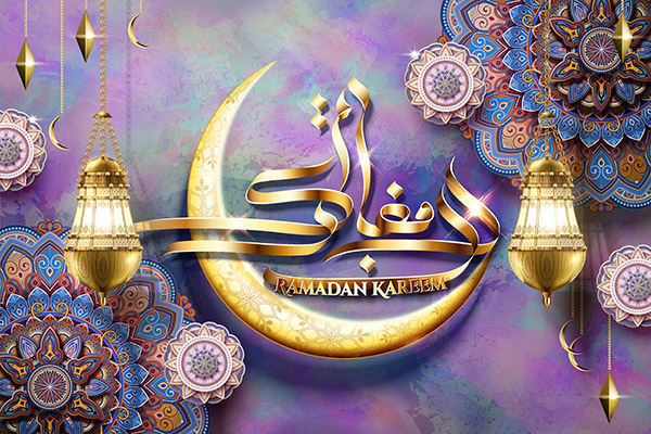 وکتور ماه رمضان
