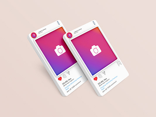 موکاپ اینستاگرام