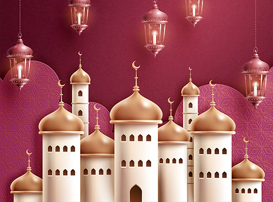 وکتور ماه رمضان