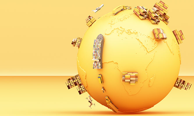عکس ترانزیت بار جهانی
