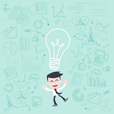 وکتور کاراکتر کارآفرینی و پیروزی