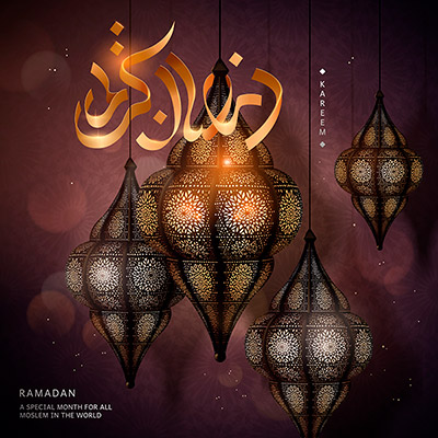 وکتور ماه رمضان