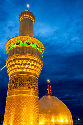 عکس‌های باکیفیت گنبد و بارگاه امام حسین (ع)