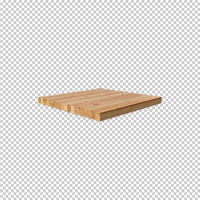 عکس برش خورده سه بعدی ورق چوب ساخت میز