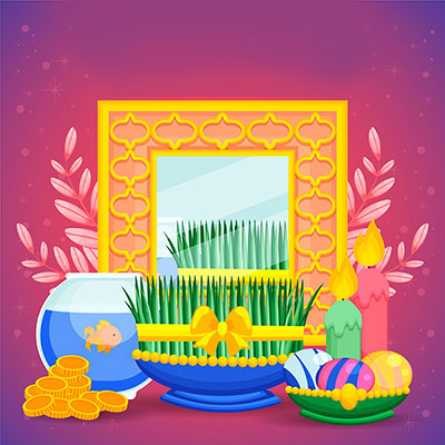 وکتور سفره عید